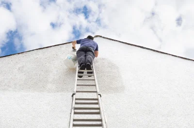 Peinture extérieure aux Hautes-Rivières — façades et ravalement